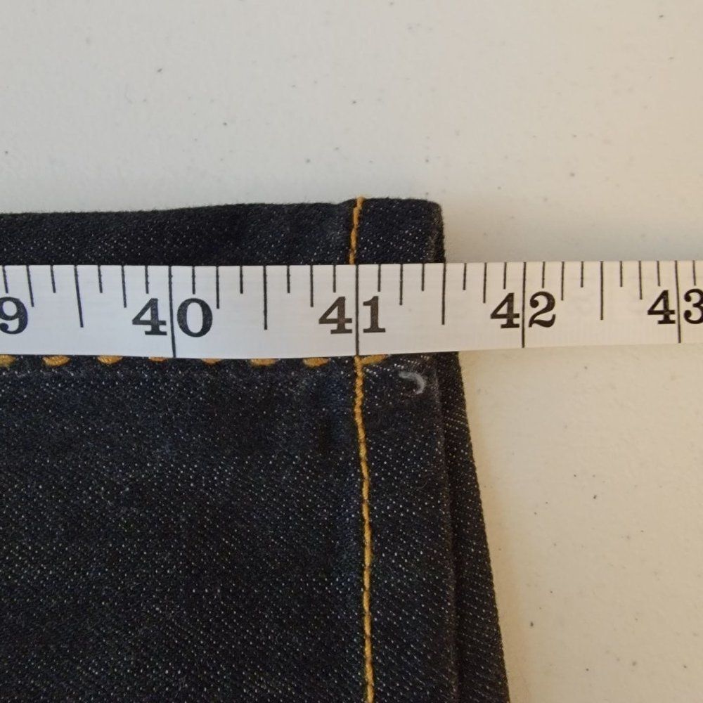 Coogi Womens Size 11/12 Black Denim Blingy Cotton Spandex Straight Leg Jeans - Picture 12 of 13